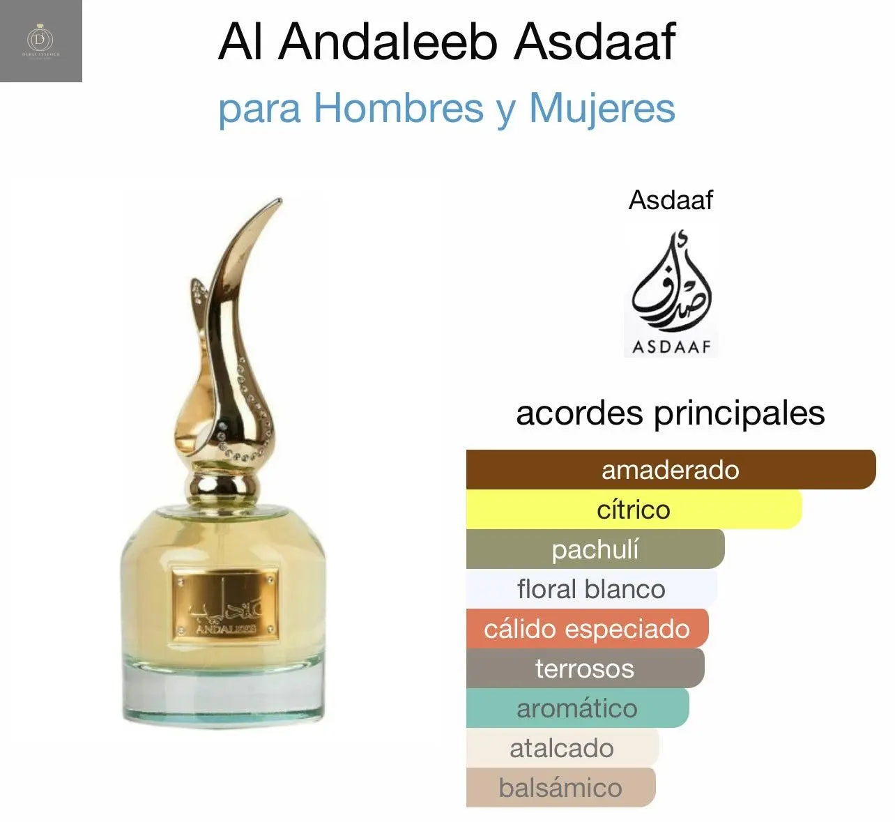 AL ANDALEEB DE ASDAAF- Eau de parfum - Lattafa 100ml
