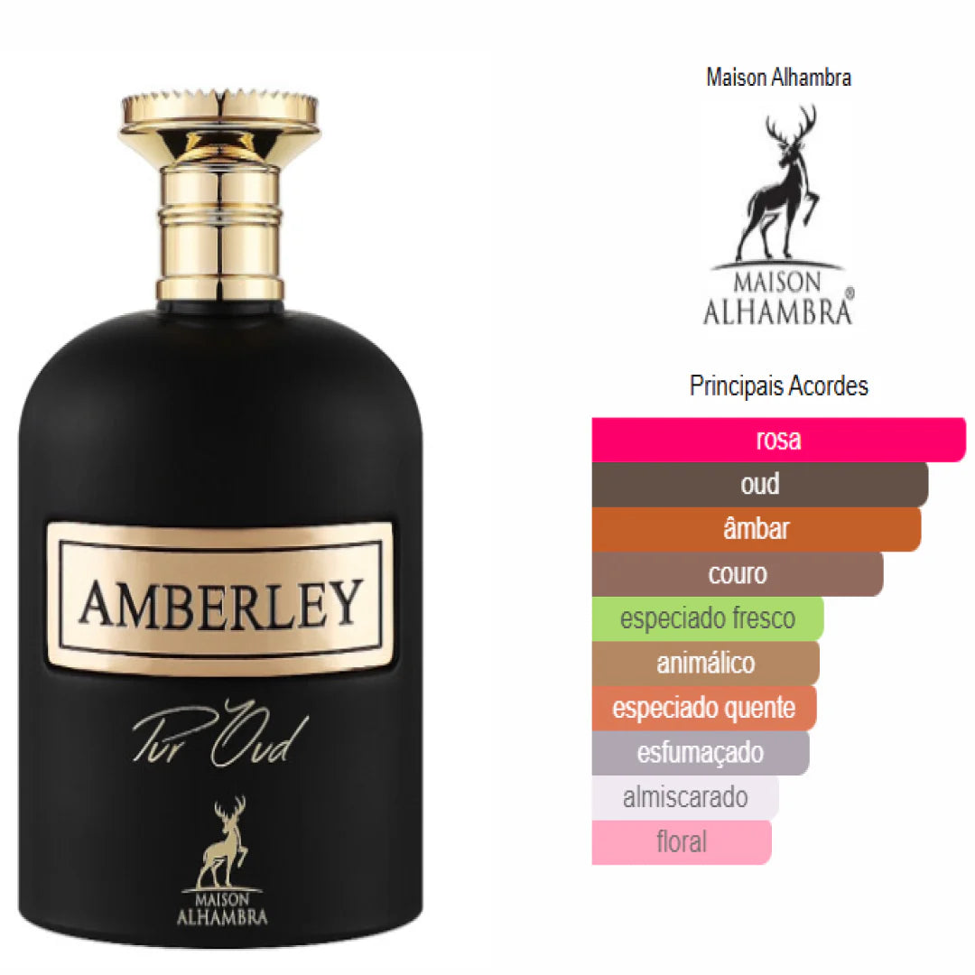 AMBERLEY PUR OUD- Eau de Parfum - Maison Alhambra 100ml