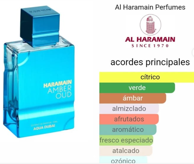 AMBER OUD AQUA DUBAI - Eau De Parfum - Al Haramain 1OOml