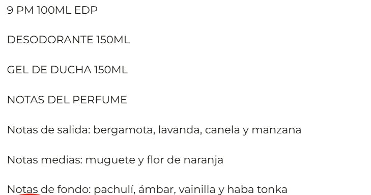 9 PM POUR HOMME - Eau de Parfum - Afnan 100ml
