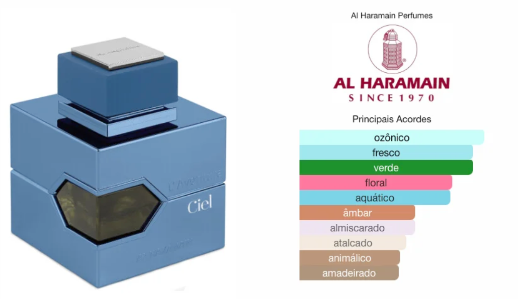 L´AVENTURE CIEL - Eau De Parfum - Al Haramain 100ml